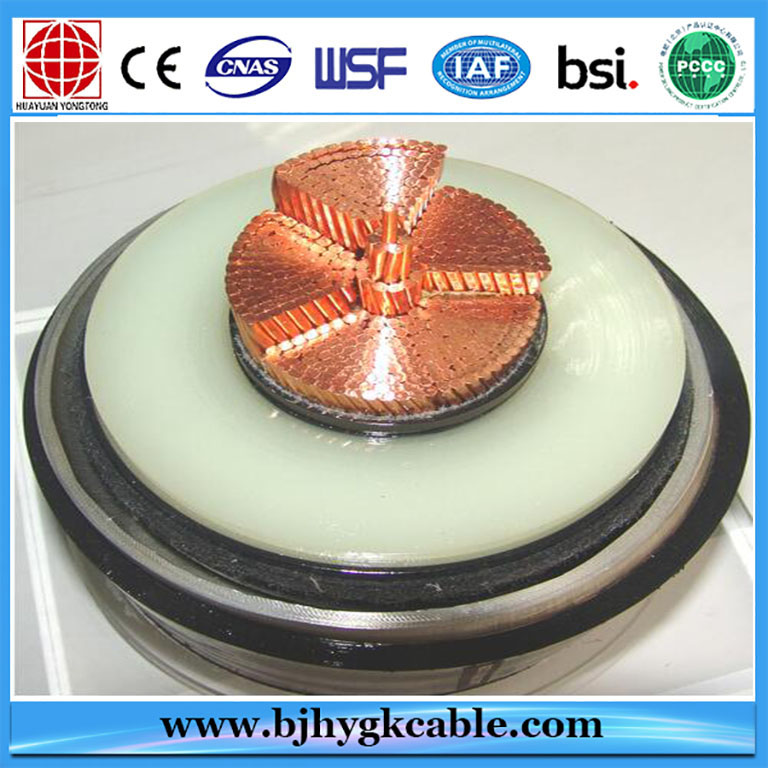 66KV 240mm2 XLPE insulated Power Cable YJSY