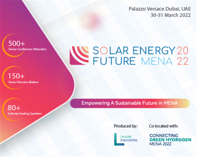 Solar Energy Future MENA 2022