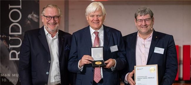 Hans Beckhoff receives the Rudolf Diesel Medal for Most Successful Innovation Achievement